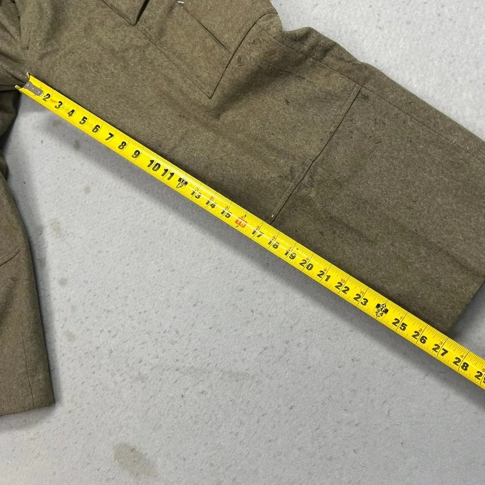 Vintage West German Military Wool Cargo Pants Schilling OHG Olive Drab Men 31x27